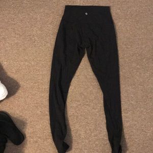 High waisted slightly worn Lululemon leggings